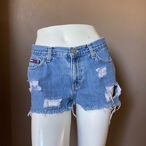 Tommy Hilfiger Distressed Shorts
